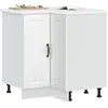 Image de vidaXL Armoire d'Angle Lucca - Blanc