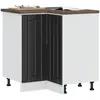 Image de vidaXL Armoire d'angle Lucca