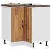 Image de vidaXL Armoire d'angle Lucca vieux bois