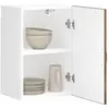Image de vidaXL Armoire murale de cuisine Lucca chêne fumé bois ingénierie