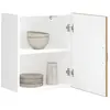 Image de vidaXL Armoire murale de cuisine Lucca chêne artisanal bois ingénierie