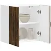 Image de vidaXL Armoire murale de cuisine Lucca chêne fumé bois ingénierie