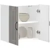 Image de vidaXL Armoire murale de cuisine Lucca sonoma gris bois ingénierie