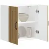 Image de vidaXL Armoire murale de cuisine Lucca chêne artisanal bois ingénierie