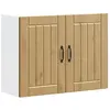 Image de vidaXL Armoire murale de cuisine Lucca chêne artisanal bois ingénierie