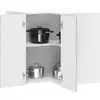Image de vidaXL Armoire d'angle murale cuisine Lucca - Sonoma Gris
