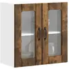 Image de vidaXL Armoire murale de cuisine avec porte en verre Lucca