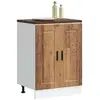 Image de VidaXL Armoire de Cuisine Porto - Vieux Bois