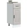 Image de vidaXL Armoire de cuisine Porto - Sonoma Gris