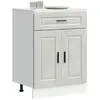 Image de vidaXL Armoire de cuisine Porto gris béton