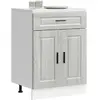 Image de VIDAXL Armoire de cuisine Porto - Sonoma gris