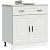 Image de vidaXL Armoire Porto - Blanc