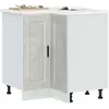 Image de VidaXL Armoire d'Angle de Cuisine Porto - Gris Béton