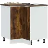 Image de vidaXL Armoire d'angle cuisine Porto chêne fumé