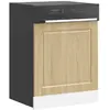 Image de vidaXL Panneau lave-vaisselle Porto Chêne Sonoma 60