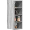 Image de vidaXL Armoire suspendue sonoma gris