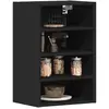 Image de vidaXL Armoire Suspendue - Noir