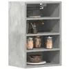 Image de vidaXL Armoire suspendue - Gris béton