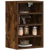 Image de vidaXL Armoire Suspendue Chêne Fumé 40x29,5x60 cm