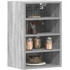 Image de vidaXL Armoire suspendue - Sonoma gris