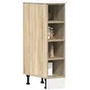 Image de Vidaxl Armoire Basse Chêne Sonoma - 20x44.5x81.5 cm