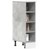 Image de VidaXL Armoire de Plancher Gris Béton