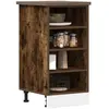 Image de vidaXL Armoire de plancher - Chêne fumé