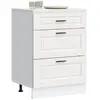 Image de vidaXL Armoire cuisine Porto blanc bois d'ingénierie