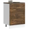 Image de VidaXL Armoire de Cuisine Porto - Chêne Fumé