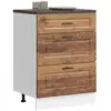 Image de vidaXL Armoire Cuisine Porto - Vieux Bois