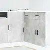 Image de vidaXL Meuble bas de lavabo Lucca gris béton