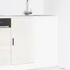 Image de vidaXL Armoire de cuisine Porto blanc brillant