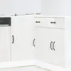 Image de vidaXL Meuble bas de cuisine « Lucca » Bois d'ingénierie blanc brillant