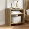 Image de vidaXL Tables de Chevet 2 pcs - Chêne Artisanal