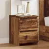 Image de VIDAXL Tables de Chevet 2 pcs - Vieux Bois