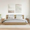 Image de vidaXL Tables de chevet - 2 pcs - Chêne artisanal