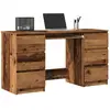 Image de vidaXL Bureau vieux bois avec tiroirs