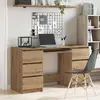 Image de Bureau VidaXL chêne artisanal