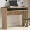 Image de vidaXL Bureau chêne artisanal - 90x50x74 cm