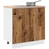 Image de VidaXL Armoire de Plancher d'Évier - Vieux Bois