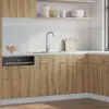 Image de vidaXL Armoire Plancher Évier Chêne Artisanal