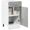 Image de vidaXL Armoire à Tiroir Gris