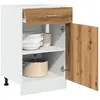 Image de VidaXL Armoire de Plancher Tiroir Chêne Artisanal