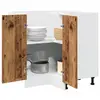 Image de vidaXL Armoire de Cuisine - Vieux bois