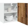 Image de VidaXL Armoire Suspendue Vieux Bois