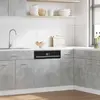 Image de VidaXL Panneau Lave-vaisselle Gris Béton