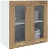 Image de vidaXL Armoire murale chêne artisanal