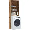 Image de vidaXL Meuble pour machine à laver vieux bois 64x24x190 cm