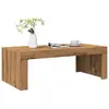 Image de vidaXL Table basse chêne artisanal 102x50x35 cm bois d'ingénierie