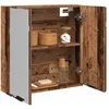Image de vidaXL Armoire à miroir vieux bois 64x20x66,5 cm